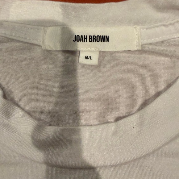 NEW Joah Brown White Boyfriend Tee $84 - Picture 9 of 11